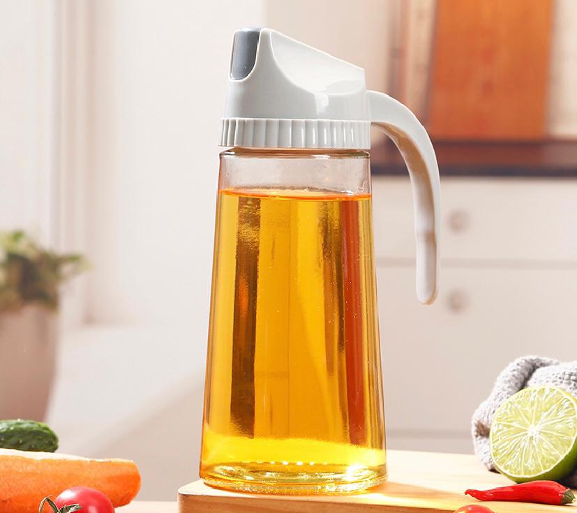 Glass Oil can 630ml