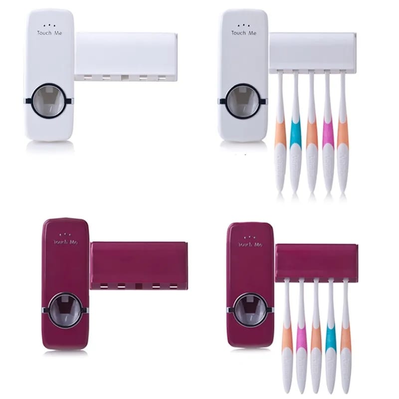 Touch me toothpaste dispenser