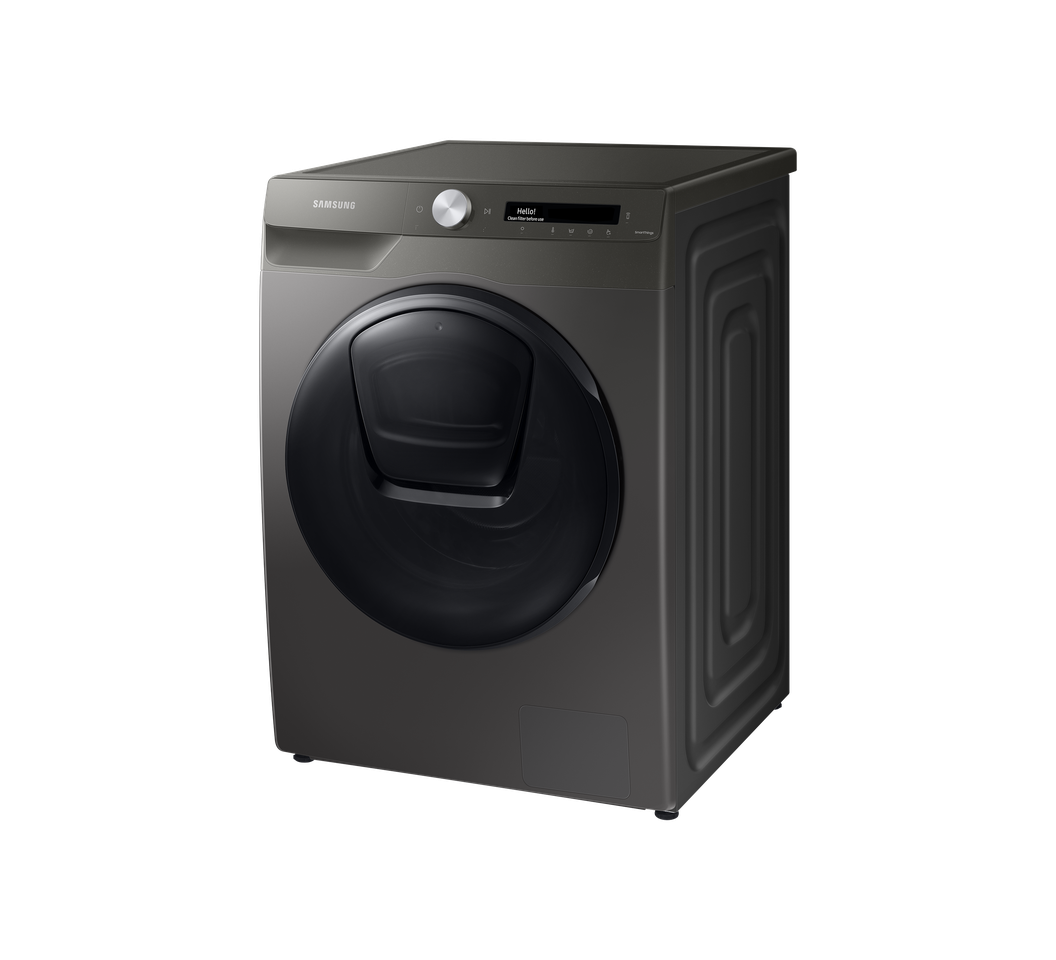 Samsung WD90T554DBN| NQ Front Load Washer Dryer, 9|6 KG - Silver - Image 2