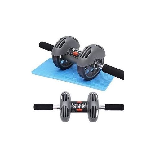 power stretch Double Wheel Roller For Abs, Flat Tummy