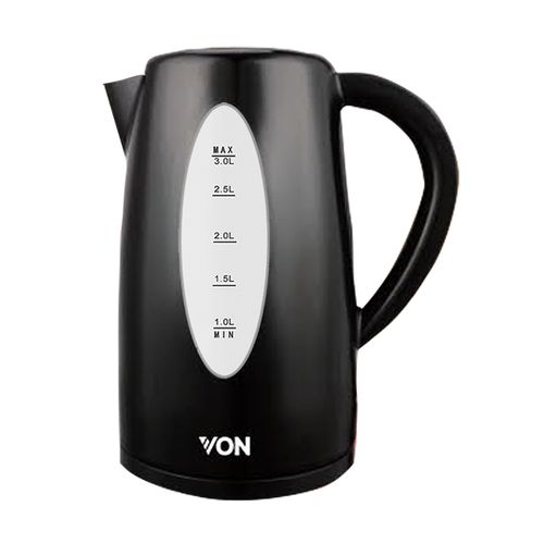 VON VSKL03BNK Cordless Kettle , 3L - Black