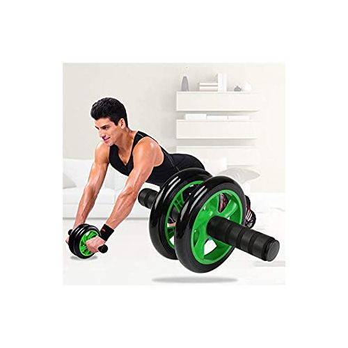 Double Wheel Abs Roller Tummy Trimmer+FREE Knee Mat