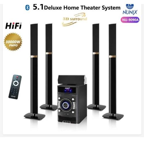 Nunix 9090B 5.1 DELUXE 5D SURROUND HOME THEATER SYSTEM