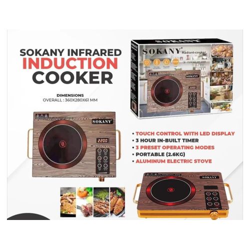 Sokany Single Plate Halogen Induction Electric Cooker