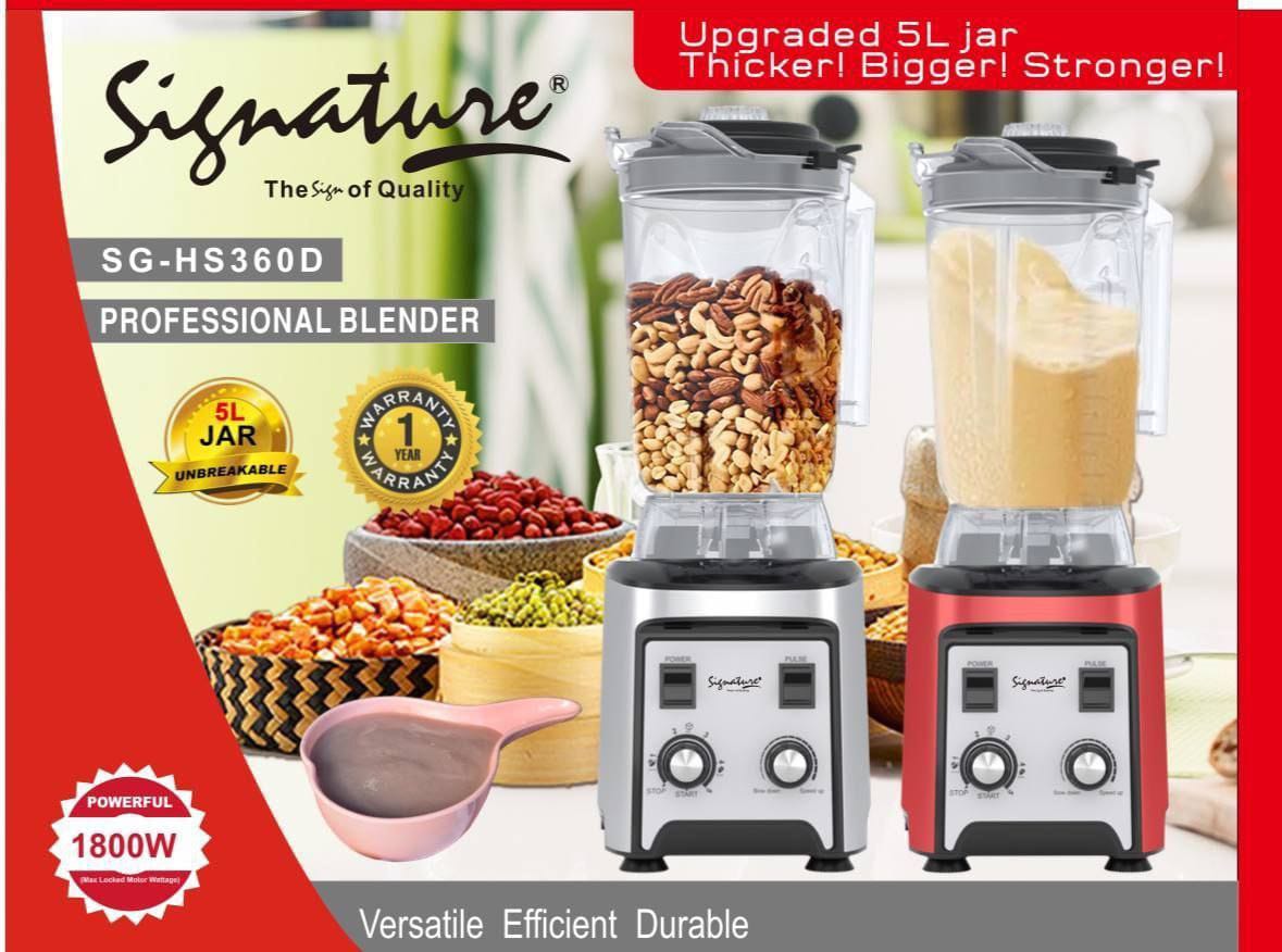 Commercial Blender with 5.0 Ltr Jar 1800W (SG-SH-360D)