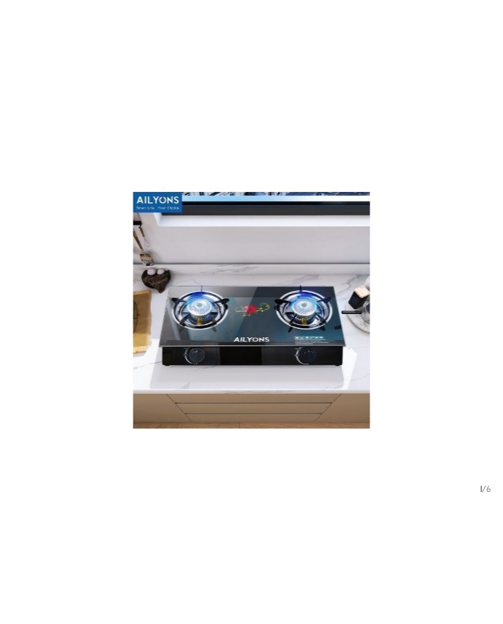 GS014-1, 2  Burner Glass Top & infrared Double Burner (1yr wrty)