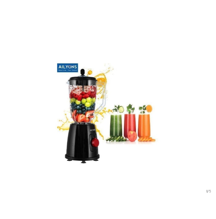 AILYONS TYB-205 Blender 2in1 With Grinder Machine 1.5LBlack(1yr wrty)
