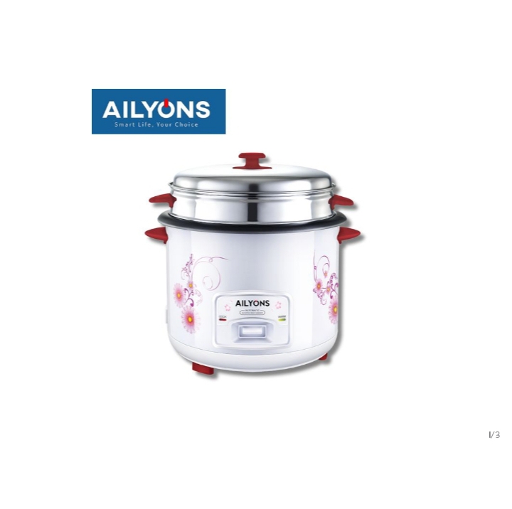 AILYONS RCX-22B01 Deluxe 2.2L Automatic Electric Rice Cooker 3in1
