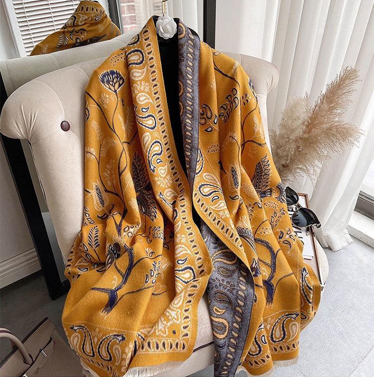 Heavy material scarves