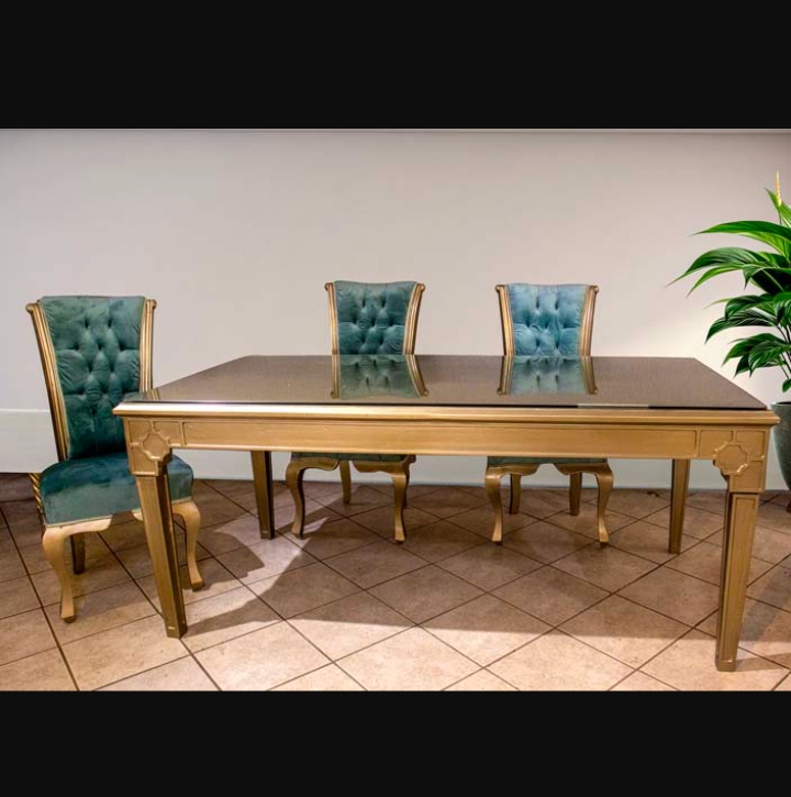 Vintage Aristocrat antique dining table set