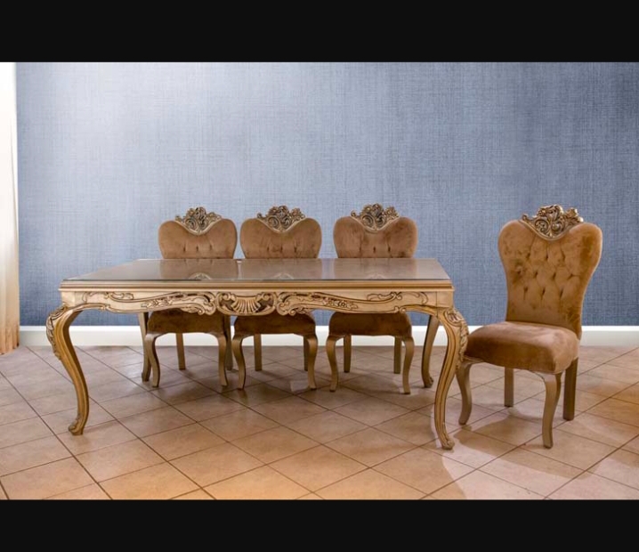 Baroque antique dining table