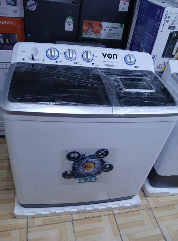 Von 13kg twin tub washing machine