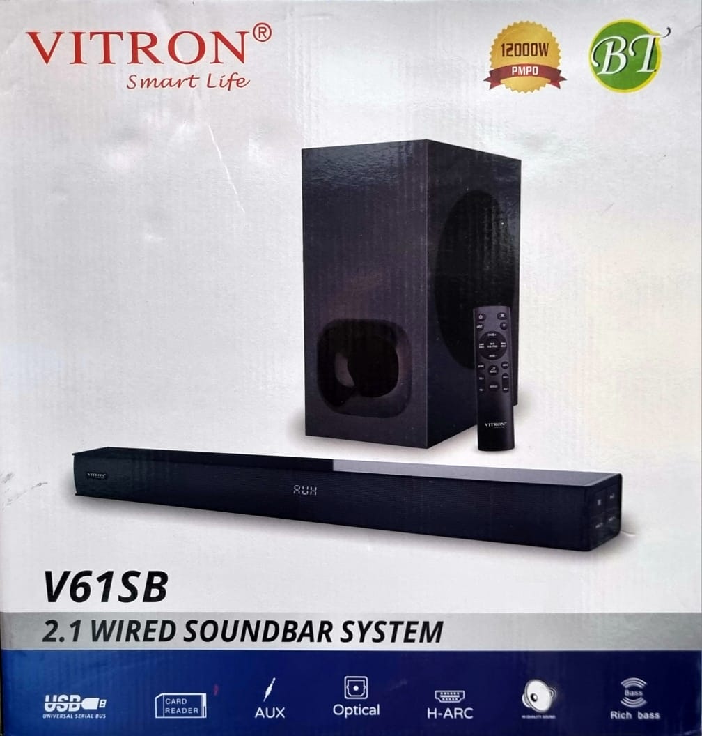 Vitron V61SB  2.1 Wired Soundbar System
