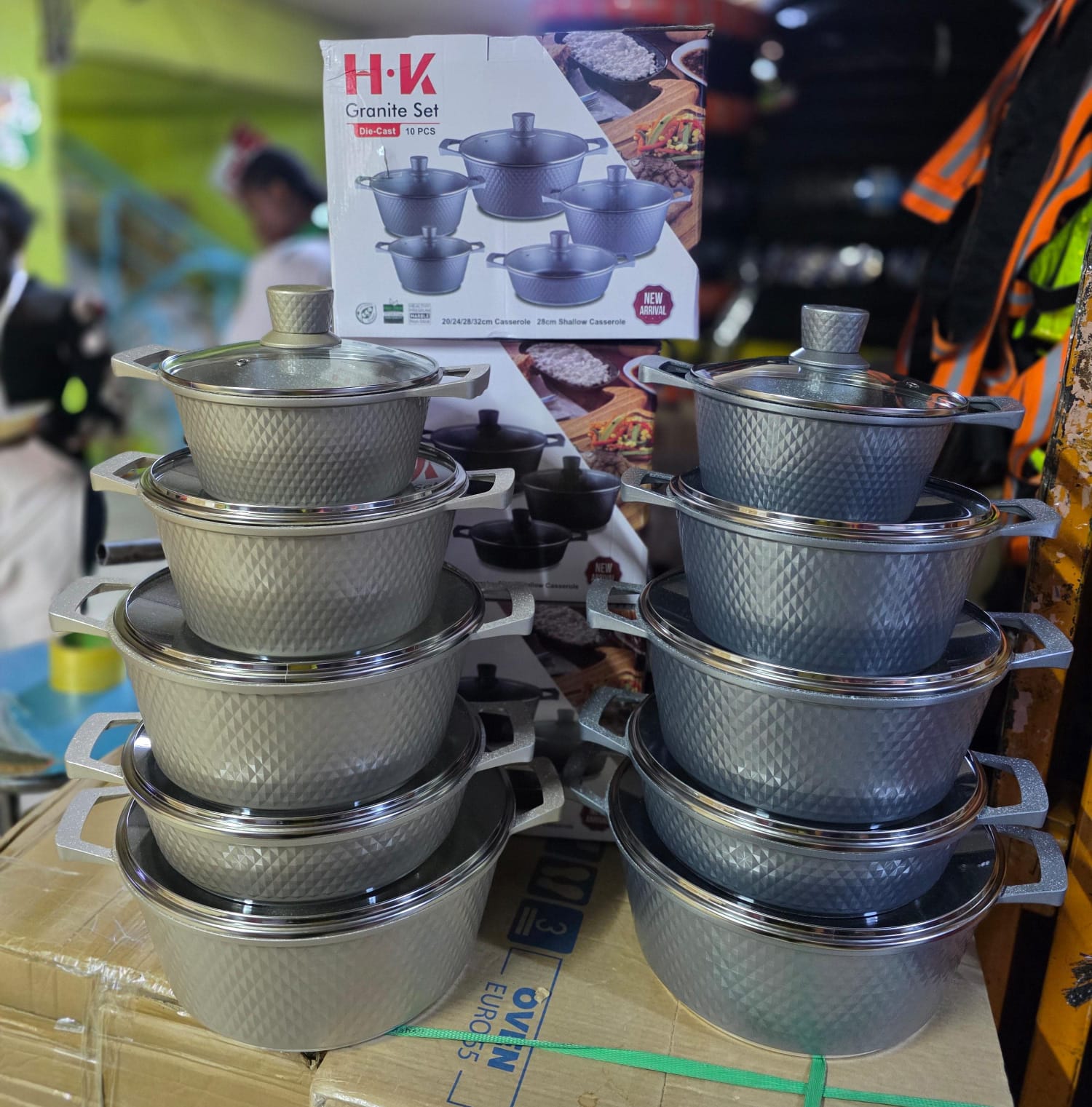 10 pcs HK cookware set
