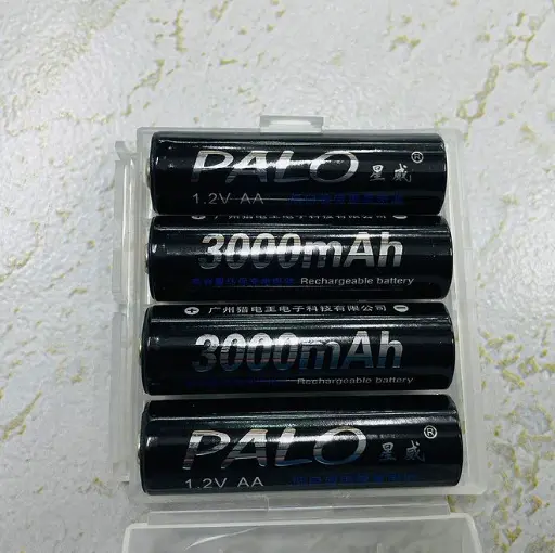 Palo 4pcs AA 3000MAH 1.2V rechargeable batteries
