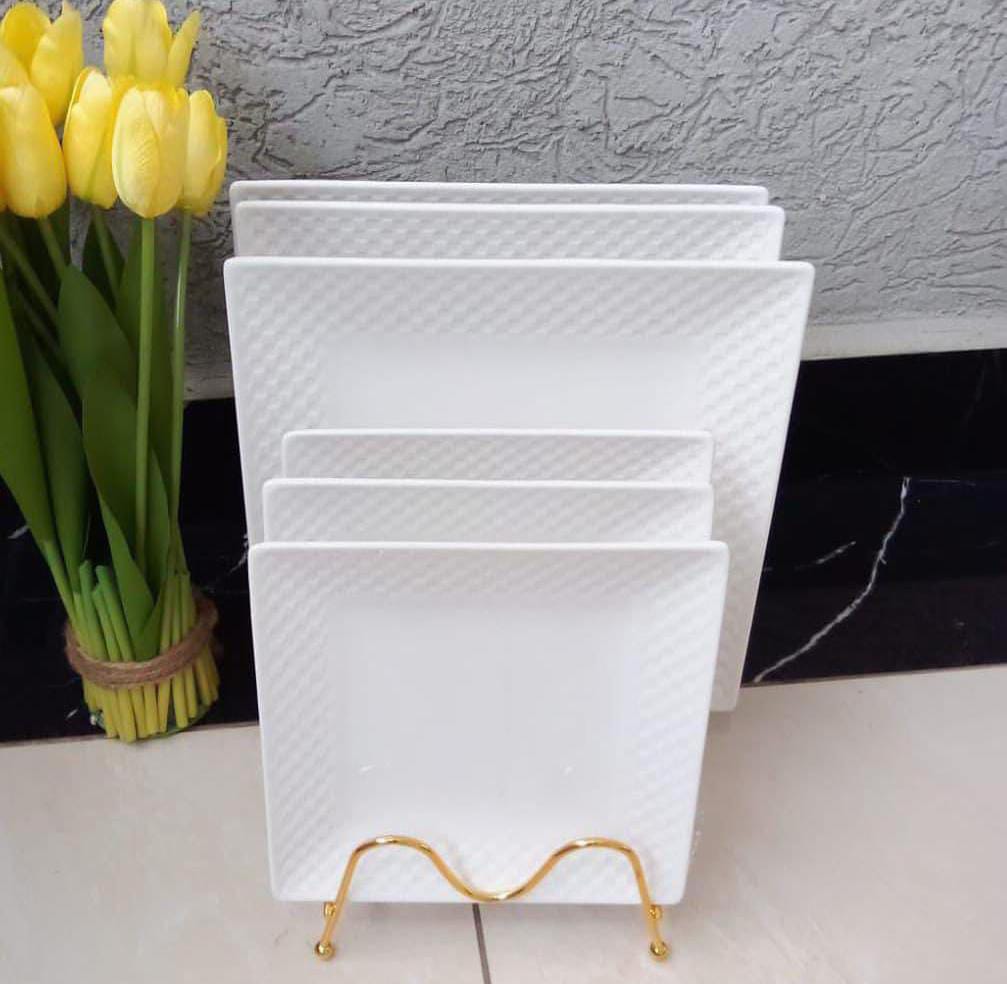 Ceramic dinner plates