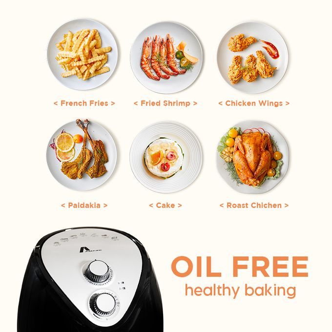 Amaze 4.5 Liters Electric Air Fryer-Oil Free - Image 3