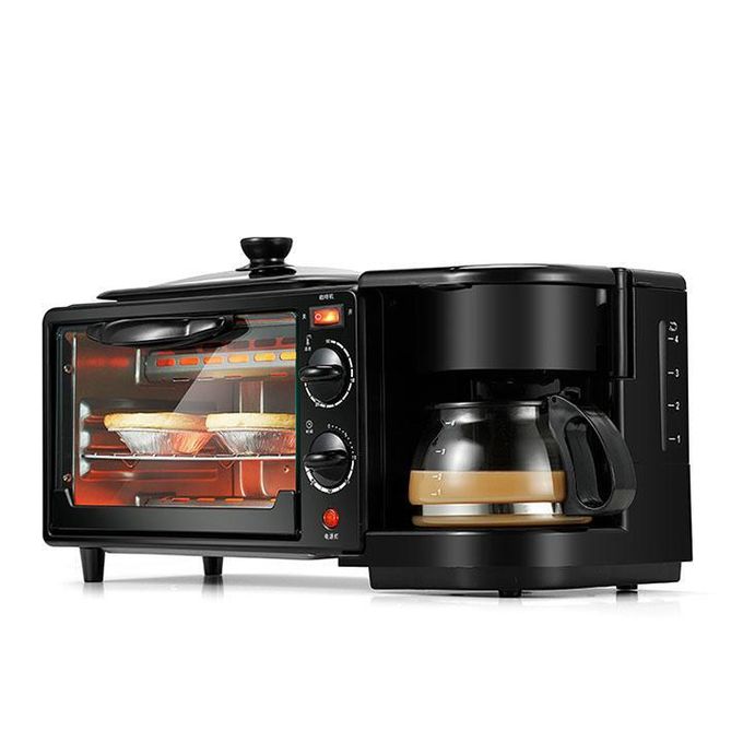 Sokany 3 IN 1 BREAKFAST MAKER; TOASTER,OVEN, COFFEE MAKER