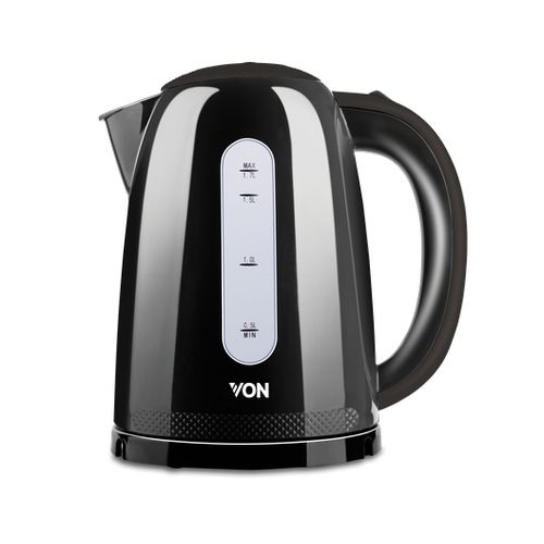VON VSKL17MNK Cordless Kettle, 1.7L - Black
