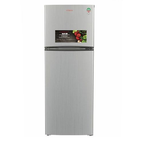 Vitron VDR128DS Double Door Refrigerator-Silver