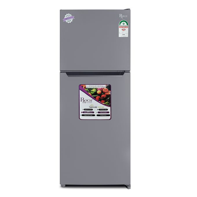 Roch Top-Mounted Defrost Fridge - 206L - Inox