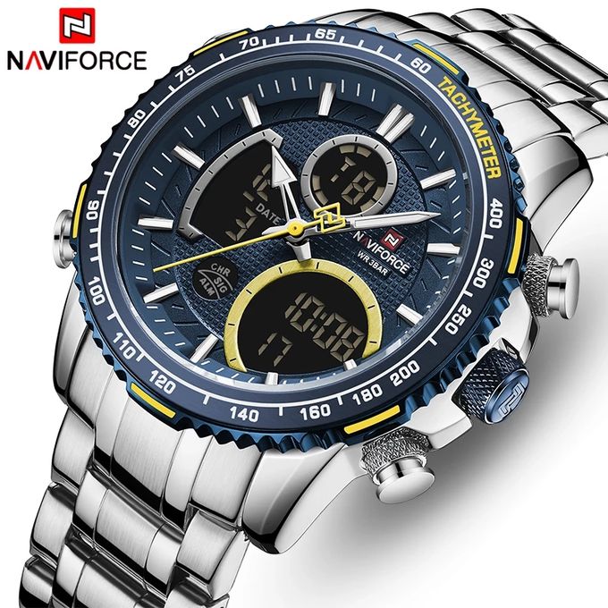 Naviforce Men Digital Analogue 30M Water Resist Wrist Watch 8