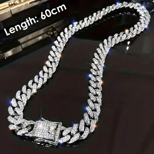 Silver chain necklace jewelry for men cash money sterling steel silver chains necklace gift for men