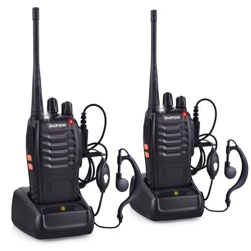 Baofeng BF-888s 3-5KM Long Range Walkie Talkie Radio Calls -2 Pieces (1 Pair)