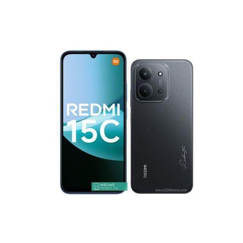 XIAOMI Redmi 15C, 6.9'',up to 6GB Extended RAM+ 128GB Storage, Battery: 6000 mAh,1 YEAR WARRANTY - Black