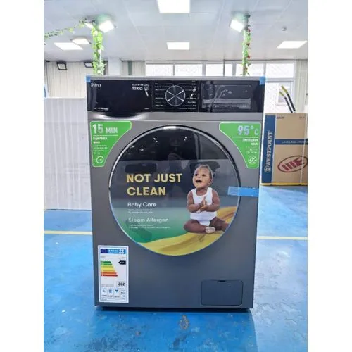 syinix washing machine frontload  wash &spin 10kg - Image 3