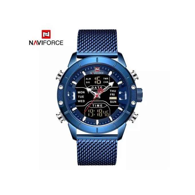 Naviforce Fashion NAVIFORCE LED Watches Men Top Brand Luxury Wristwatch Nf9153s
