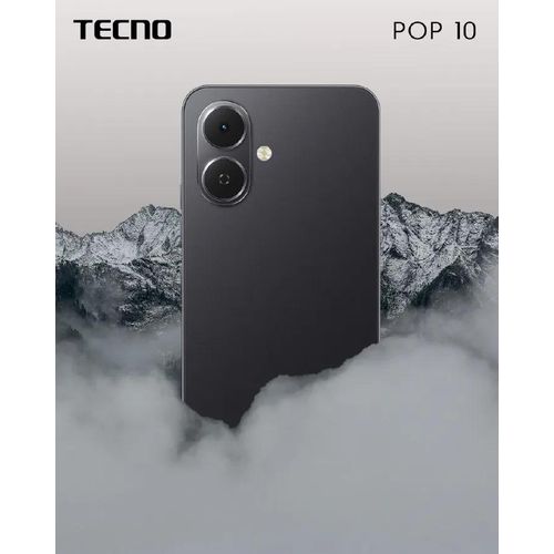 Tecno POP 10 64GB ROM + 2GB RAM (2+2GB EXTENDED)6.67 inch FHD 5000mAh Battery 13MP Main Camera Dual SIM 4.5G FAST NETWORK Android 15 (Go Edition) Mobile Phones Smartphone