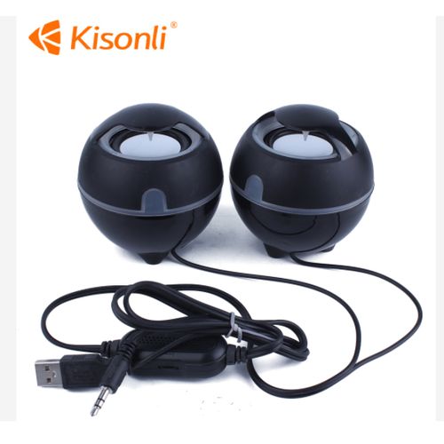 Kisonli Desktop or laptop Multimedia USB Speakers