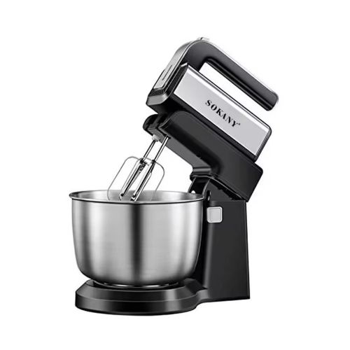 Sokany Quality Kitchen Stand Mixer with Stainless Steel 3.5L bowl Egg Whisk, Dough Hook, Flat Beater - Image 5