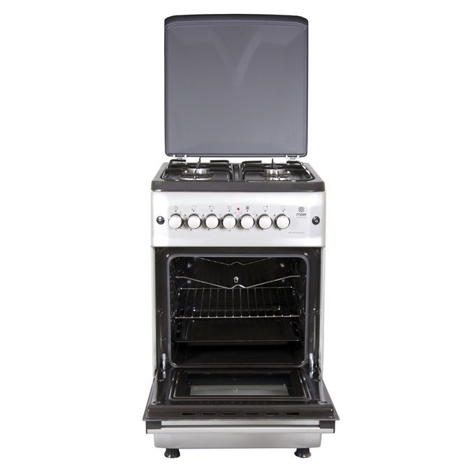 Mika MST55PI4GSL | HC, 4 Gas Burners, Electric Oven