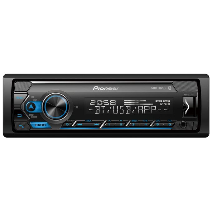 Pioneer MVH-S325BT Car Radio With Dual Bluetooth Connection USB, AUX Input (1YR WRTY)