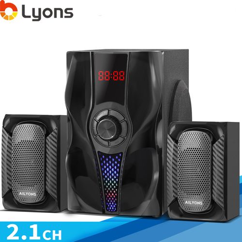 Lyons LYS2403 2.1CH Multimedia Speaker System Home Theatrer SubWoofer with BT(1YR WRTY)