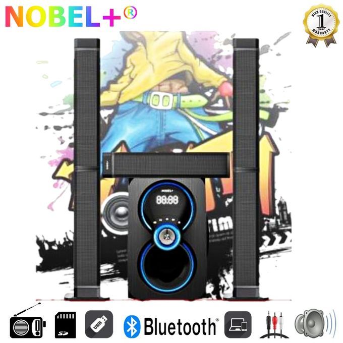 Nobel 5.1CH HIGH TECH SOUND SYSTEM BT|USB|FM 55000W PMPO