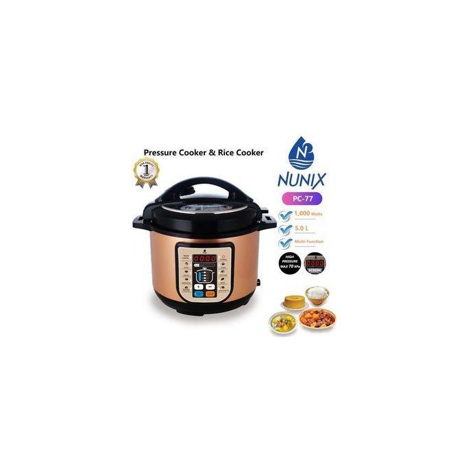 Nunix 5L ELECTRIC PRESSURE COOKER - 10000w - Image 2