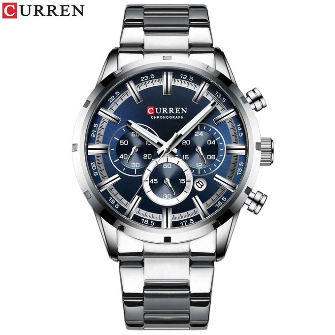 Curren Men's Functional Chronograph Wrist Watch