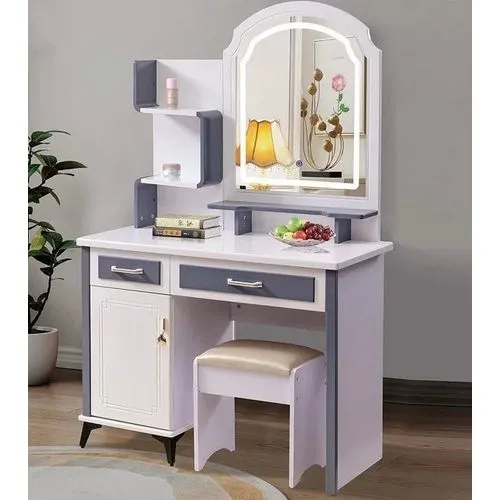 Executive  Big dressing table with sliding mirror - Image 2