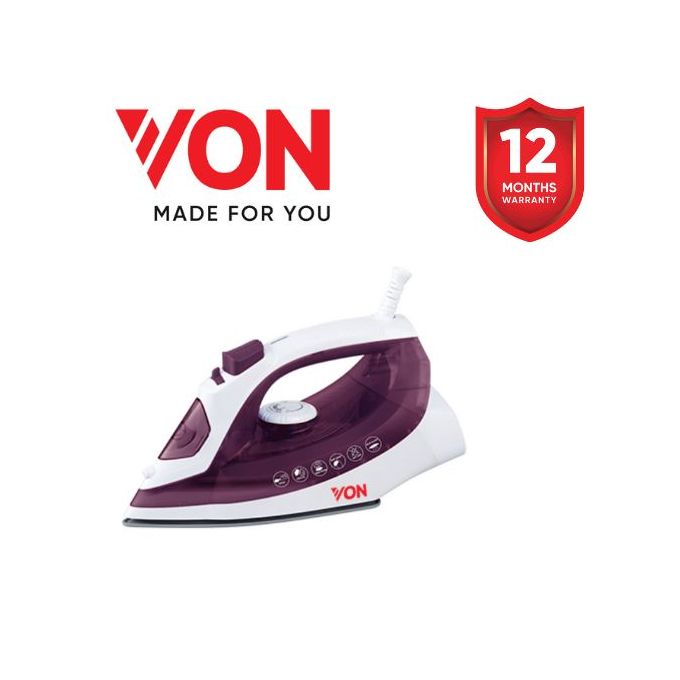 VON VSIS14MSV Steam Iron - 2000W - Violet