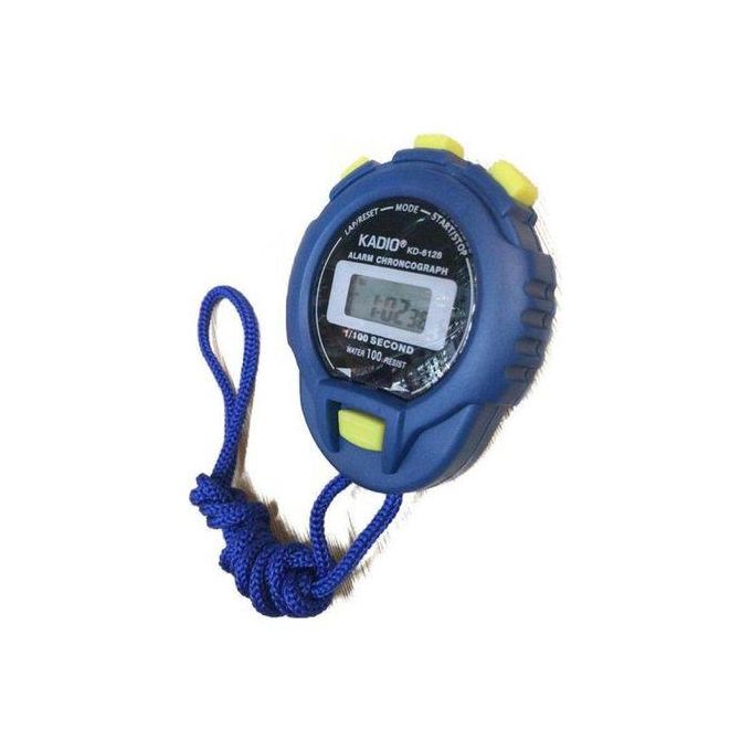 Kadio Handheld LCD Digital Timer Stop Watch Sports Odometer Waterproof Stopwatch