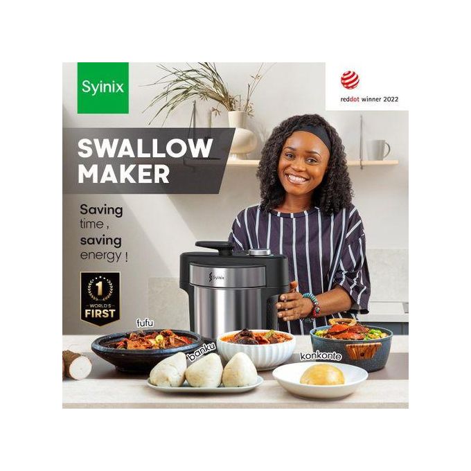 Synix Fully Automatic Ugali Cooker Swallow Maker Pounding Machine Rice Cooker Cooking Appliance