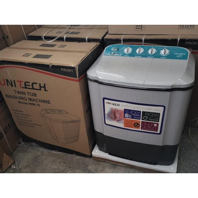 Unitech 7.5kgs Twin tub Top load Semi automatic washing machines - Image 2