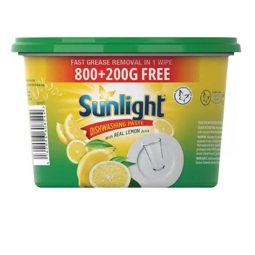Sunlight Dish Washing Paste Lemon - 800g