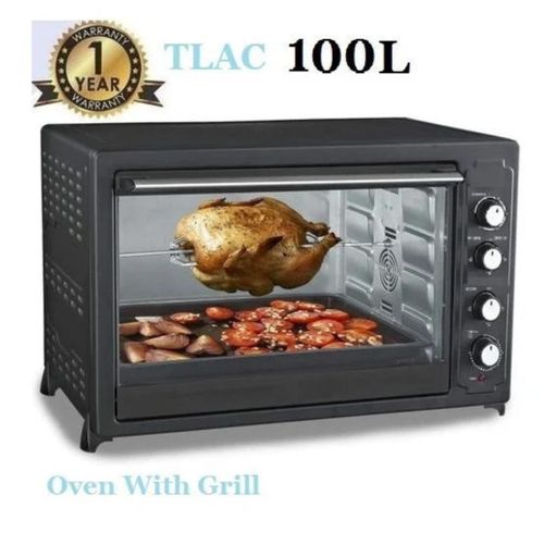TLAC 100L Electric Oven Conventional 2800W 4 Stage Switch 1 Yr Warranty