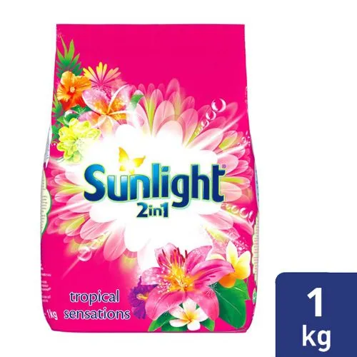 Sunlight 2 In 1 Hand Washing Powder Tropical 1kg