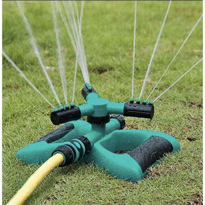 3 Arm 360⁰ Auto-Rotating Water Garden Sprinkler.