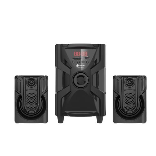 Amtec AM 017 2.1 Speaker System 3000WATTS PMPO BLACK